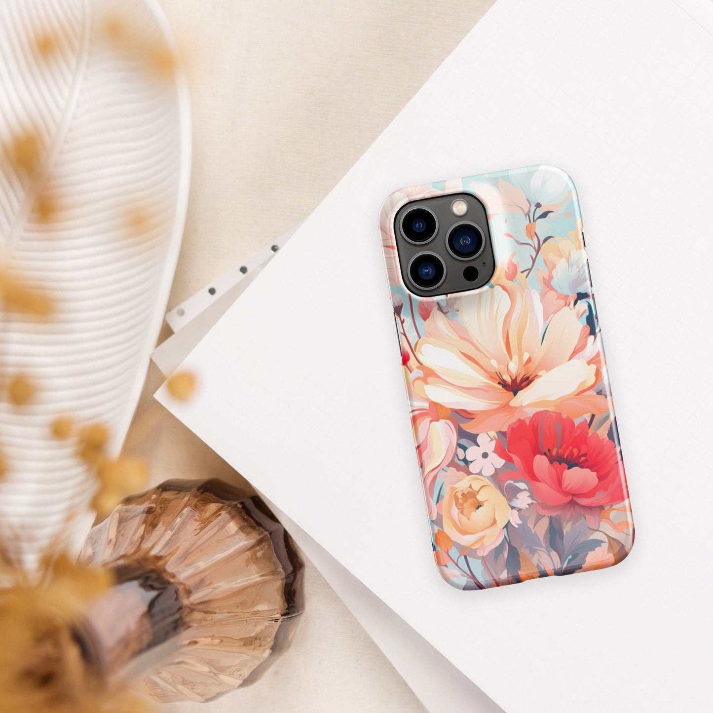 Abstract Plant Phone Case | Botanical Phone Case | Aesthetic Phone Case | Floral Phone Case | Tough Case - Raiden Gate Design