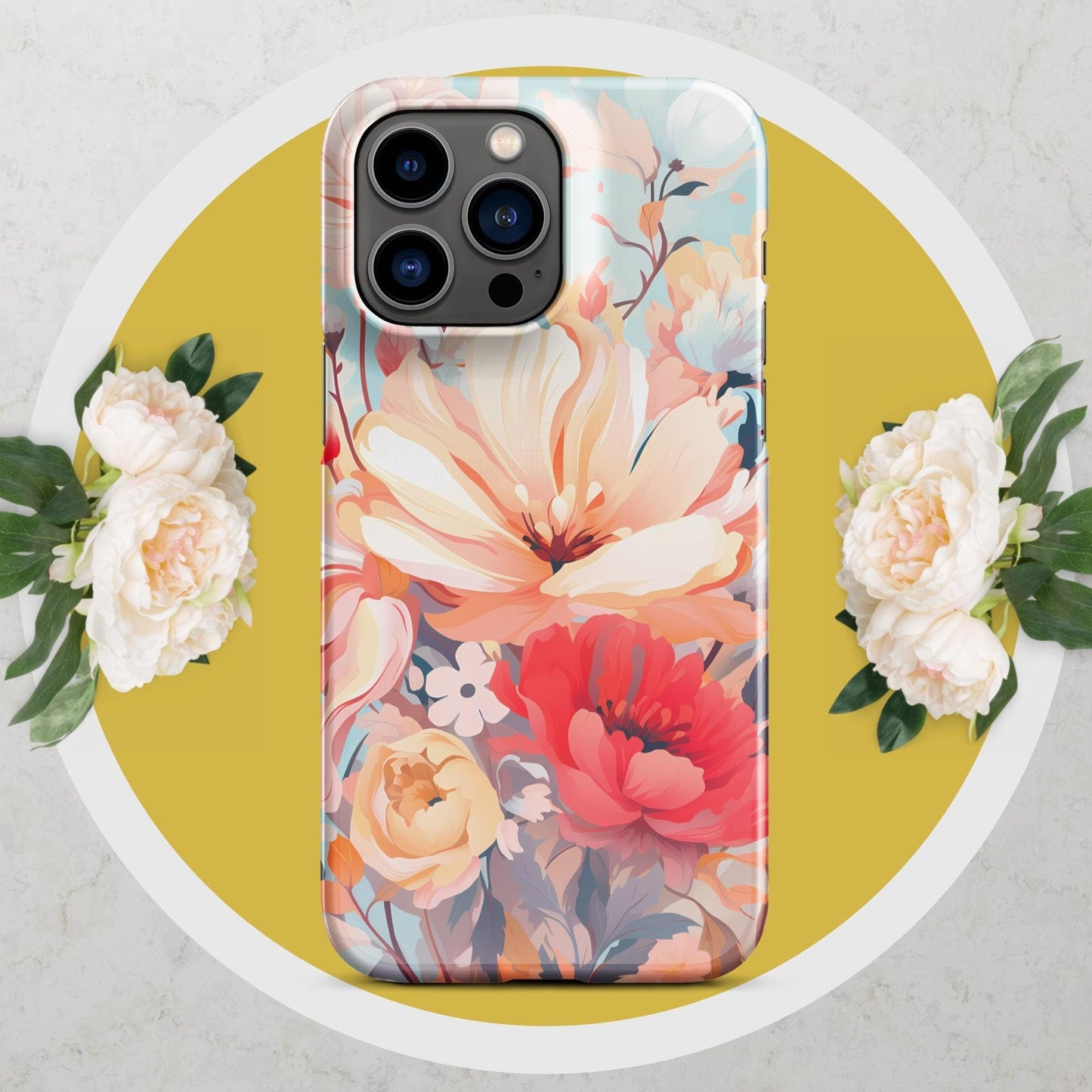 Abstract Plant Phone Case | Botanical Phone Case | Aesthetic Phone Case | Floral Phone Case | Tough Case - Raiden Gate Design