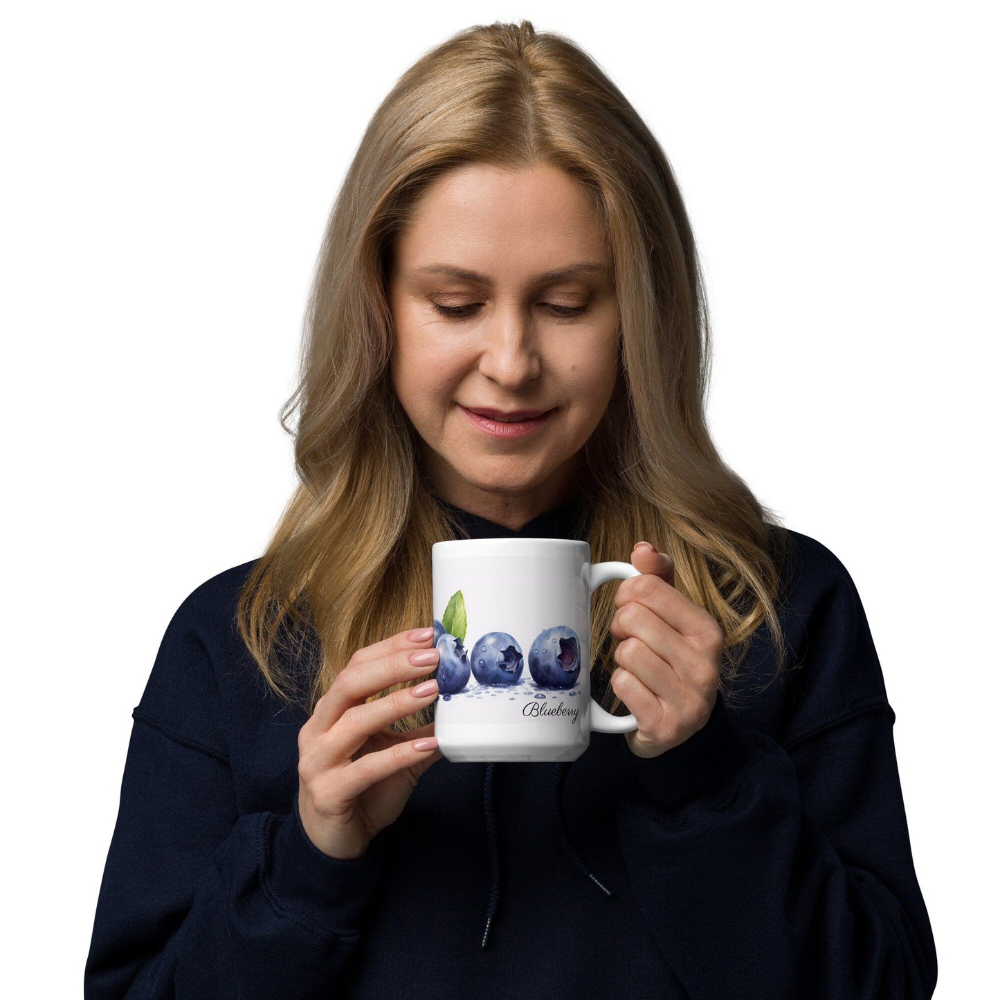 Blueberry Herbal Tea Mug | Teacup | Ceramic Tea Mug | Gifts for Her | Birthday Gift - Raiden Gate Design