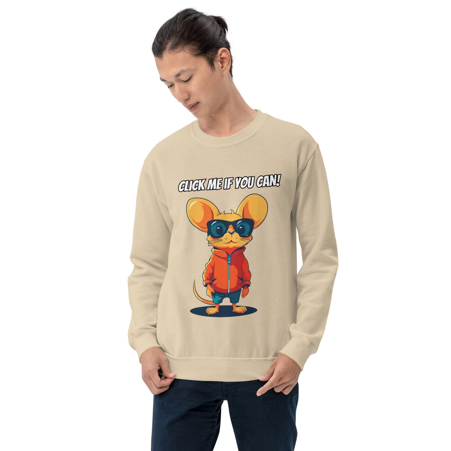 Click Me If You Can Developer Sweatshirt - Raiden Gate Design