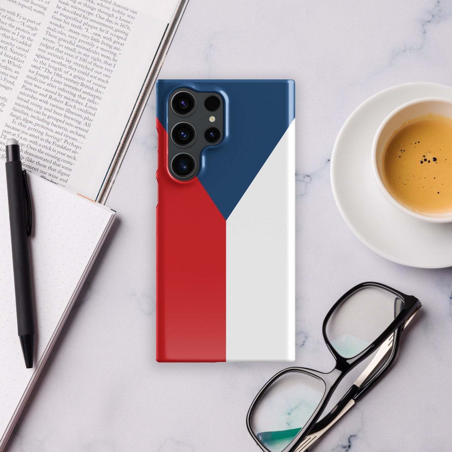 Czech Republic Flag Samsung Galaxy Phone Case for Samsung S24 and Samsung S23 for Patriots - Raiden Gate Design