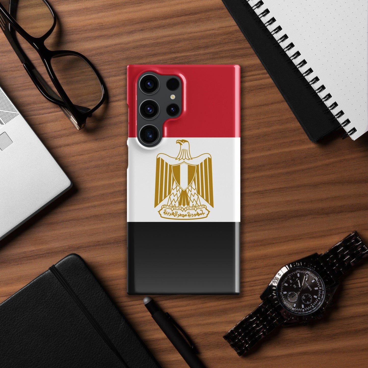 Egypt Flag Samsung Galaxy Phone Case for Samsung S24 and Samsung S23 for Patriots - Raiden Gate Design
