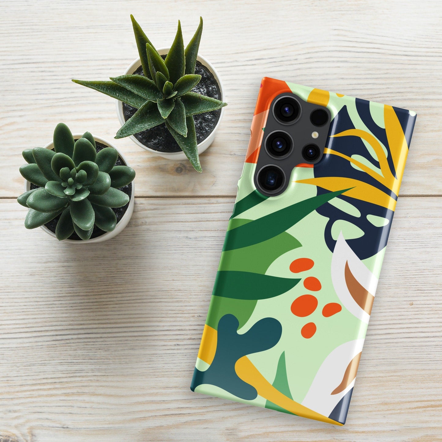 Jungle Samsung Galaxy S24 Ultra Case with Flowers Design - Raiden Gate Design