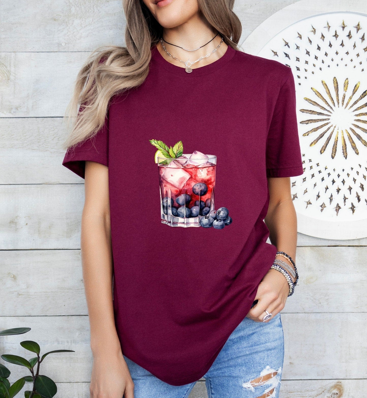 Old Glory Groom or Bride Cocktail Bar Shirt - Minimalist Aesthetic T-Shirt for Bachelor or Hen Party - Fun and Chic Design - Raiden Gate Design
