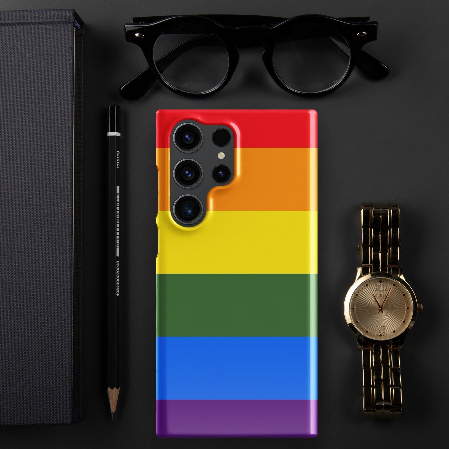 Pride Flag LGBTQ Samsung Galaxy S24 Ultra Case - Rainbow Phone Cover - Raiden Gate Design