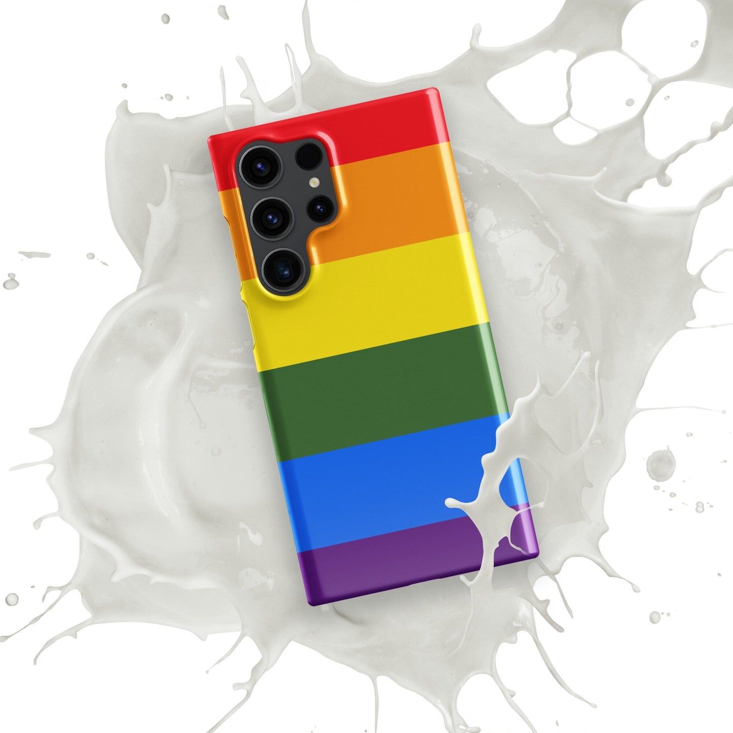 Pride Flag LGBTQ Samsung Galaxy S24 Ultra Case - Rainbow Phone Cover - Raiden Gate Design
