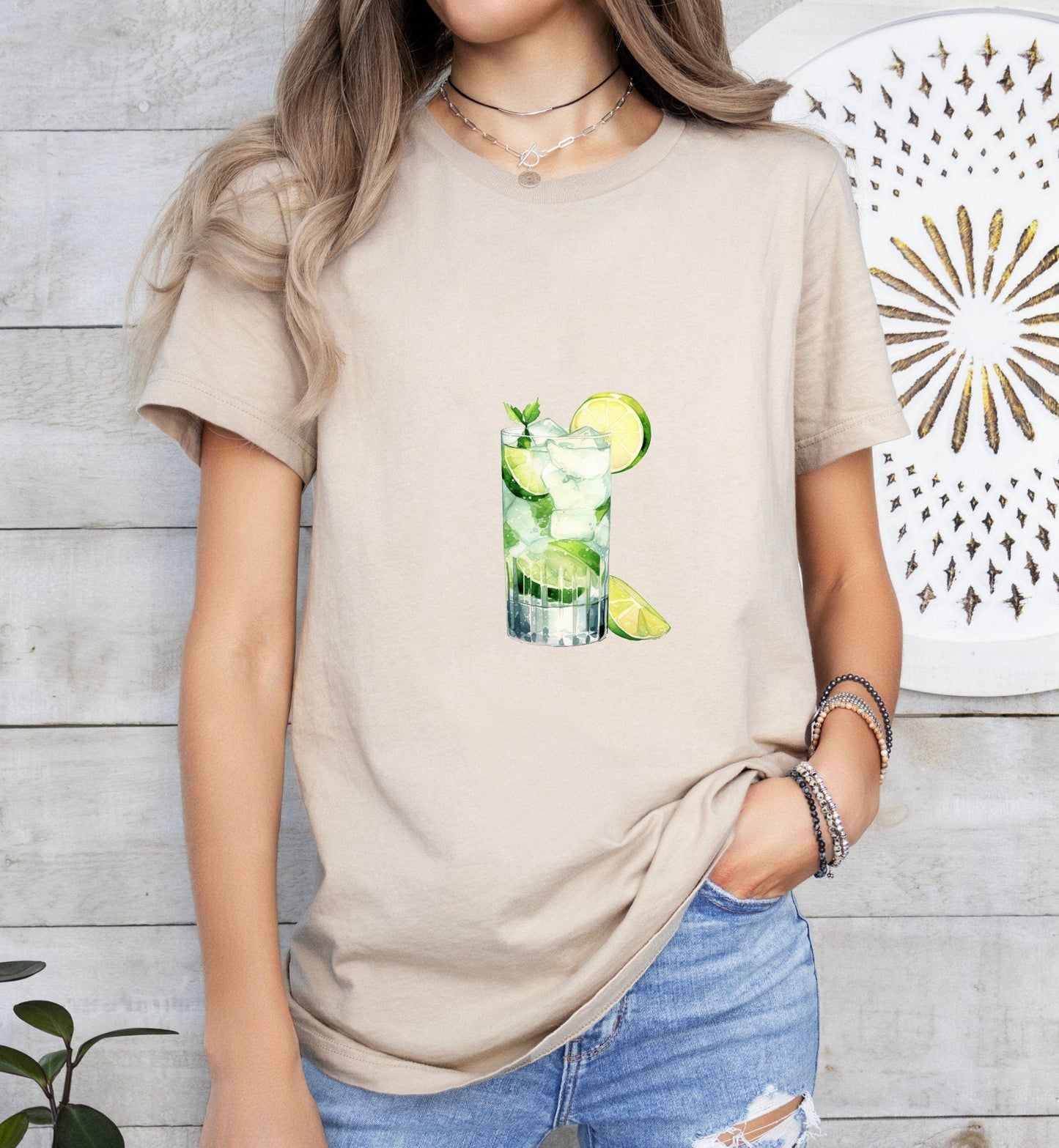 Rickey Standard Groom or Bride Cocktail Bar Shirt - Minimalist Aesthetic T-Shirt for Bachelor or Hen Party - Fun and Chic Design - Raiden Gate Design