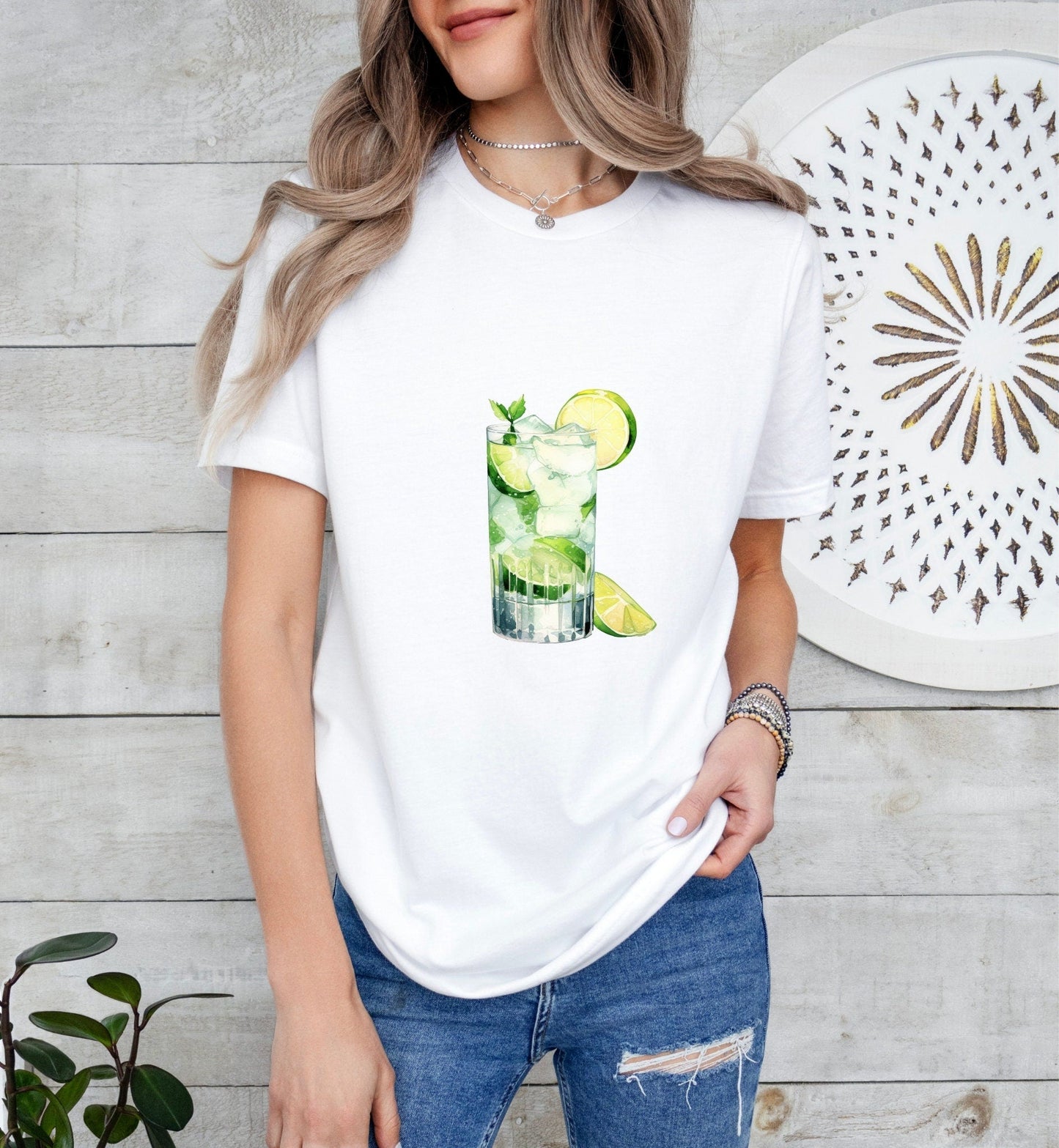Rickey Standard Groom or Bride Cocktail Bar Shirt - Minimalist Aesthetic T-Shirt for Bachelor or Hen Party - Fun and Chic Design - Raiden Gate Design