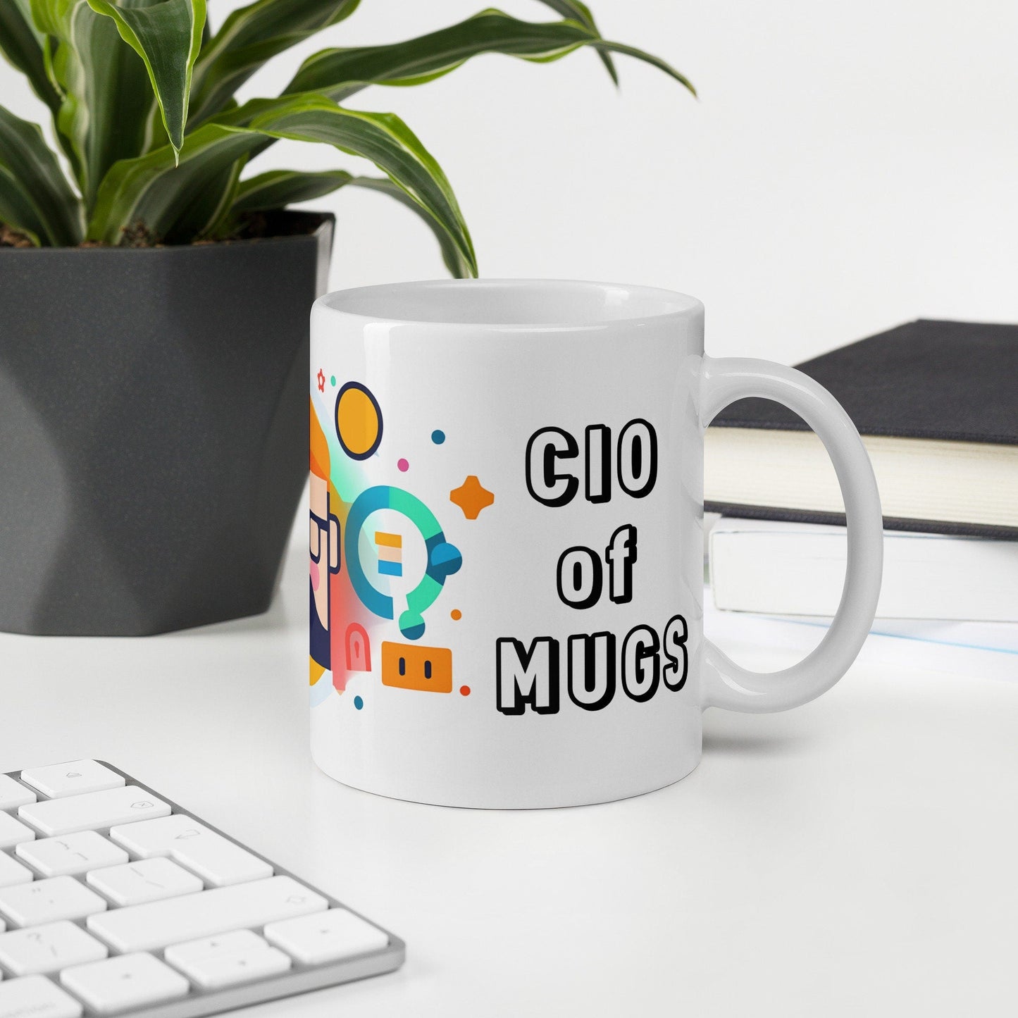 The “CIO of Mugs” | CIO Mug | Funny Work Mug | Funny Coffee Mug | Gift For Coworker | Workplace Gift - Raiden Gate Design