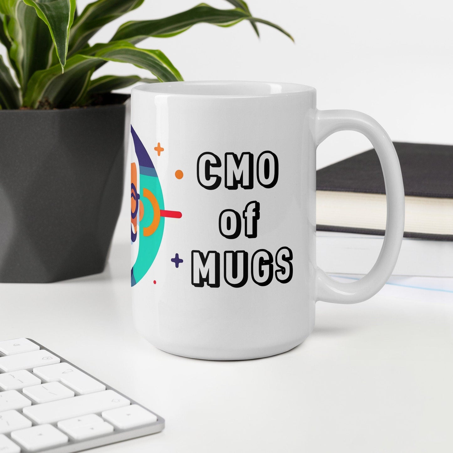 The “CMO of Mugs” | CMO Mug | Funny Work Mug | Funny Coffee Mug | Gift For Coworker | Workplace Gift - Raiden Gate Design