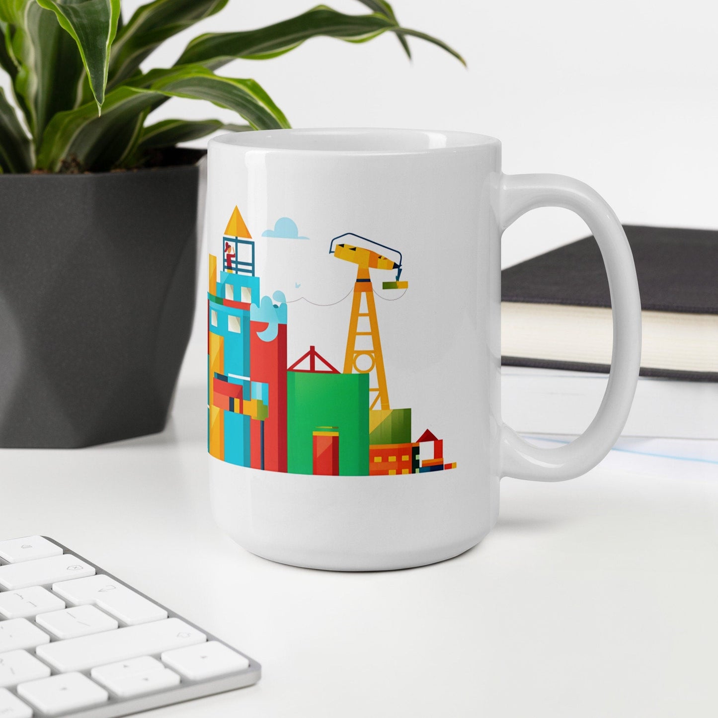 The Construction Site | Funny Work Mug | Funny Coffee Mug | Gift For Coworker | Workplace Gift - Raiden Gate Design