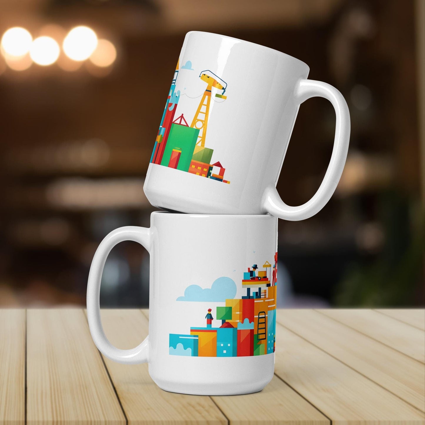The Construction Site | Funny Work Mug | Funny Coffee Mug | Gift For Coworker | Workplace Gift - Raiden Gate Design