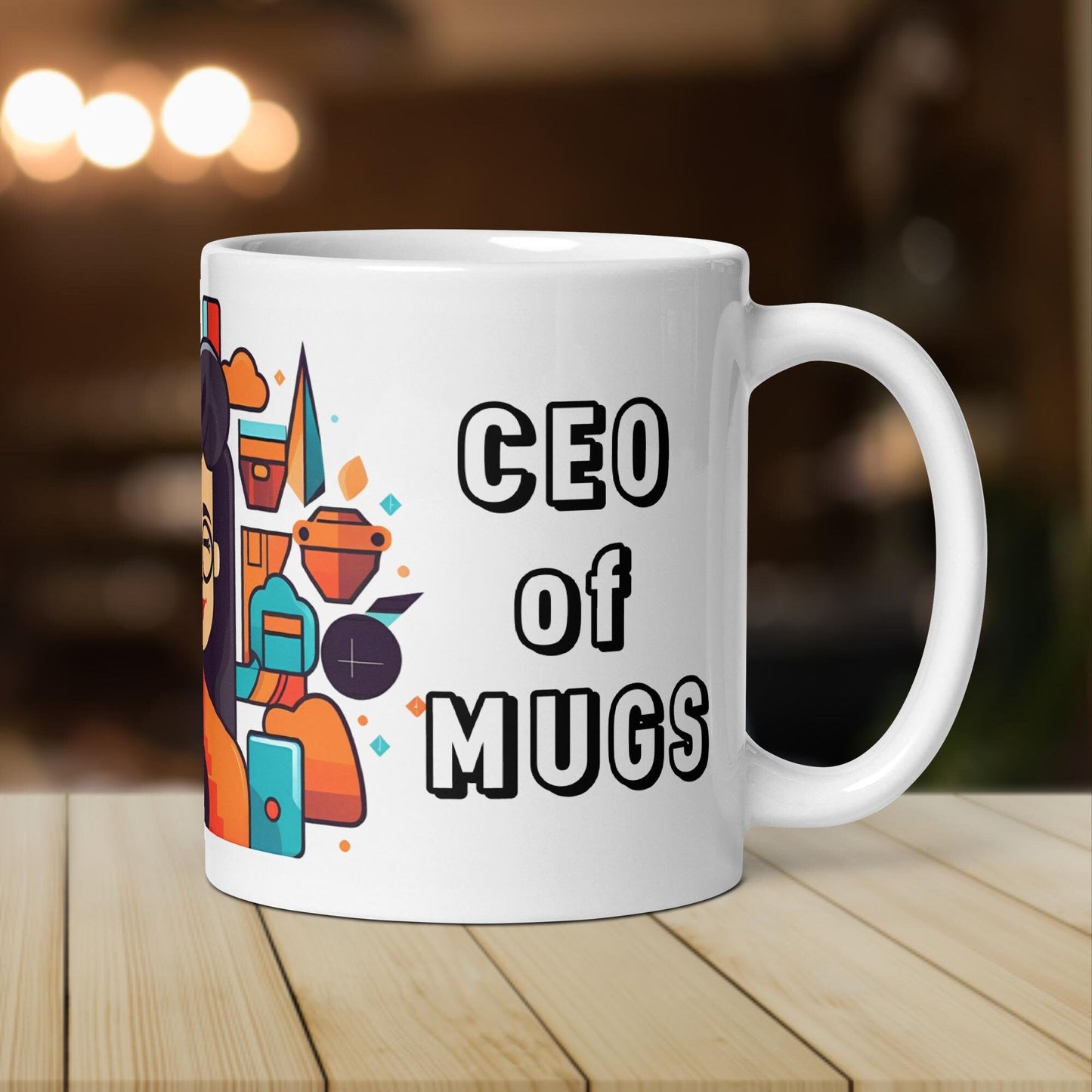 The Female “CEO of Mugs” | CEO Mug | Funny Work Mug | Funny Coffee Mug | Gift For Coworker | Workplace Gift - Raiden Gate Design