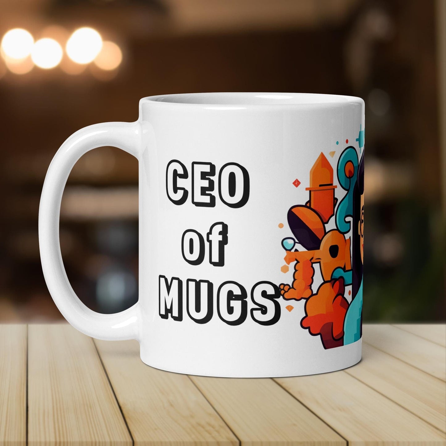 The Female “CEO of Mugs” | CEO Mug | Funny Work Mug | Funny Coffee Mug | Gift For Coworker | Workplace Gift - Raiden Gate Design
