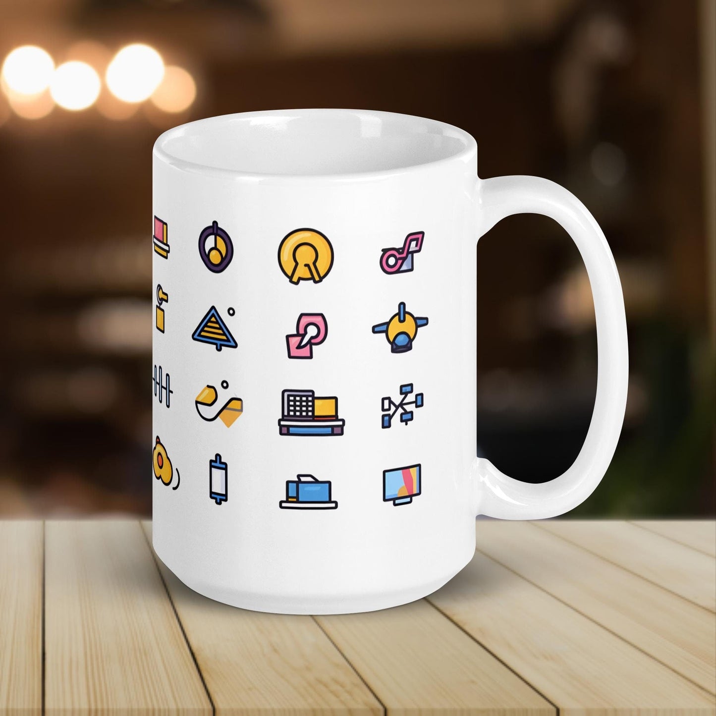 The Funny Retro Icon Pack | Funny Work Mug | Funny Coffee Mug | Gift For Coworker | Workplace Gift - Raiden Gate Design