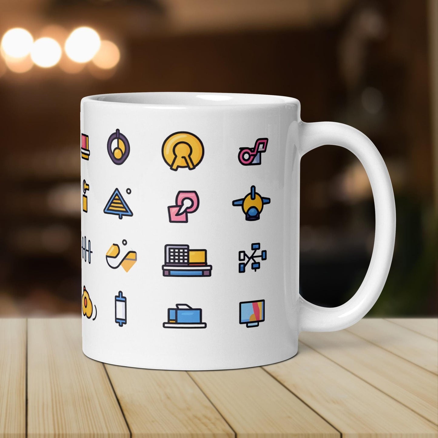 The Funny Retro Icon Pack | Funny Work Mug | Funny Coffee Mug | Gift For Coworker | Workplace Gift - Raiden Gate Design