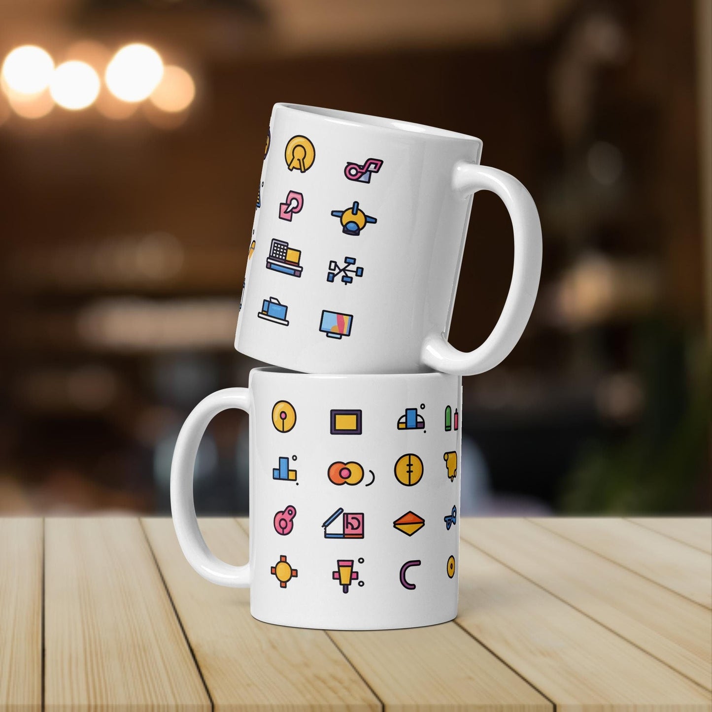The Funny Retro Icon Pack | Funny Work Mug | Funny Coffee Mug | Gift For Coworker | Workplace Gift - Raiden Gate Design