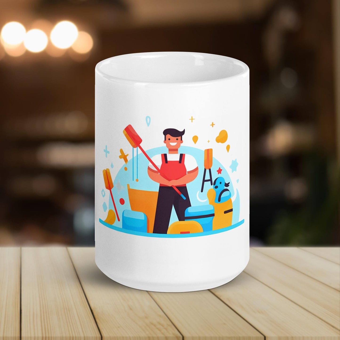 The Janitor | Funny Work Mug | Funny Coffee Mug | Gift For Coworker | Workplace Gift - Raiden Gate Design