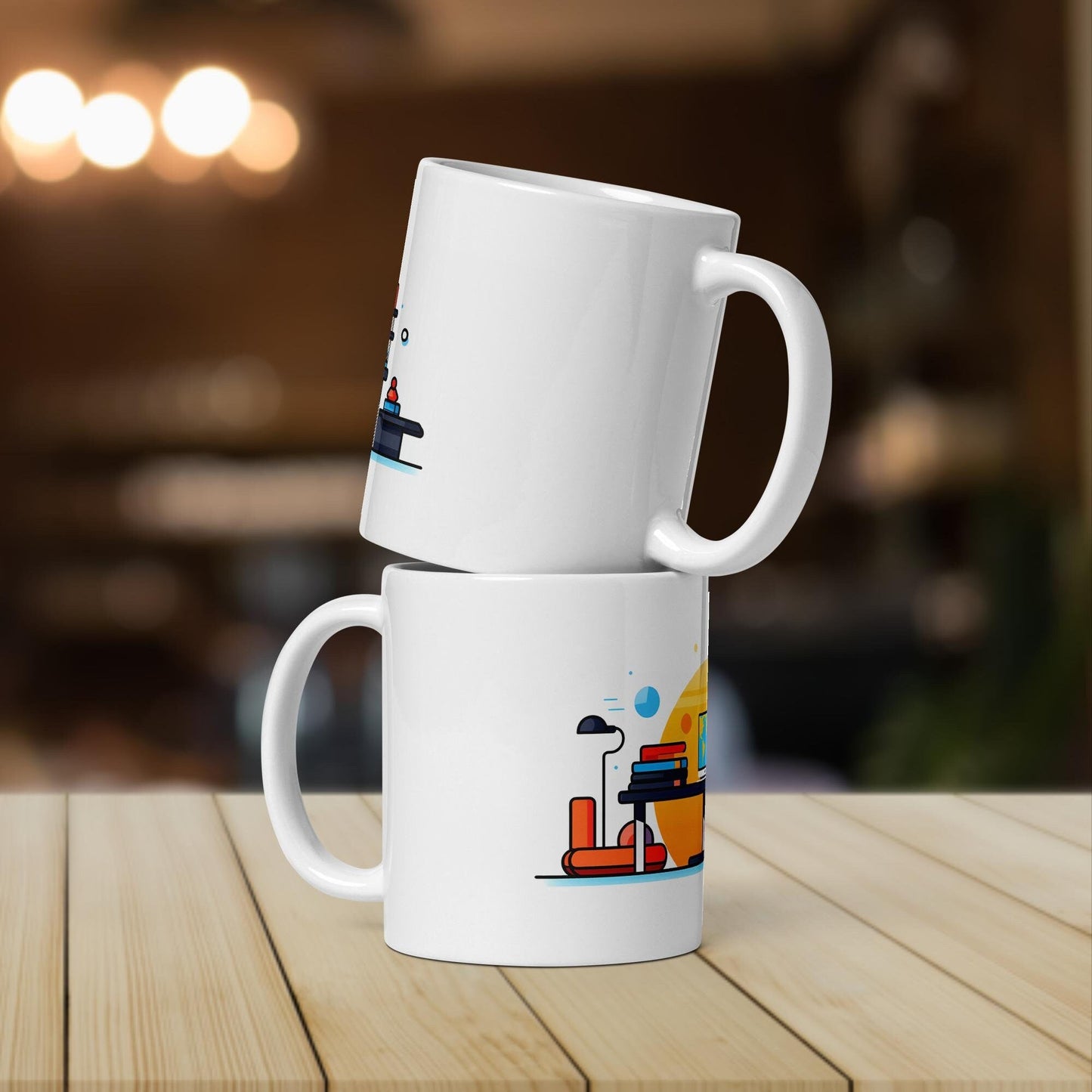 The Standing Desk | Funny Work Mug | Funny Coffee Mug | Gift For Coworker | Workplace Gift - Raiden Gate Design
