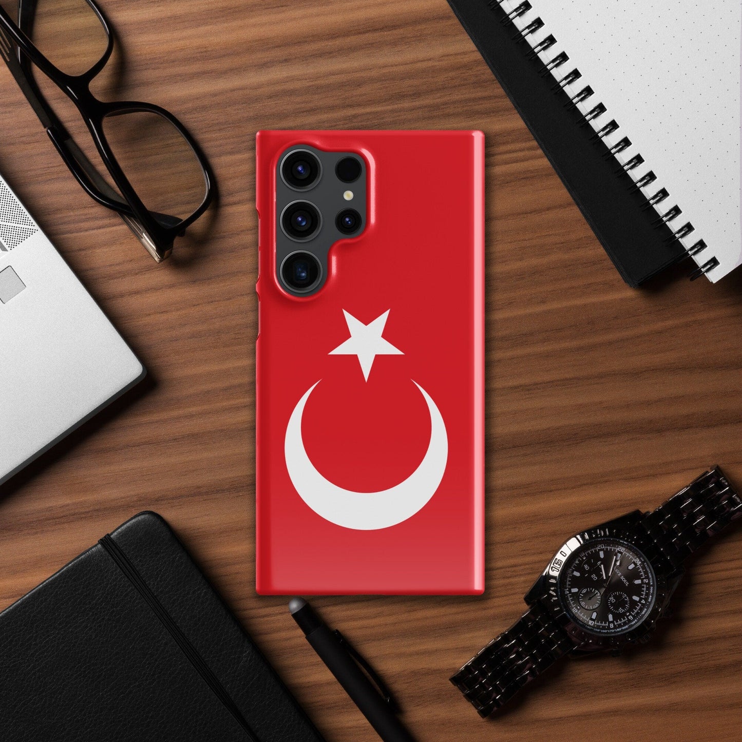 Turkey Flag Samsung Galaxy Phone Case for Samsung S24 and Samsung S23 for Patriots - Raiden Gate Design