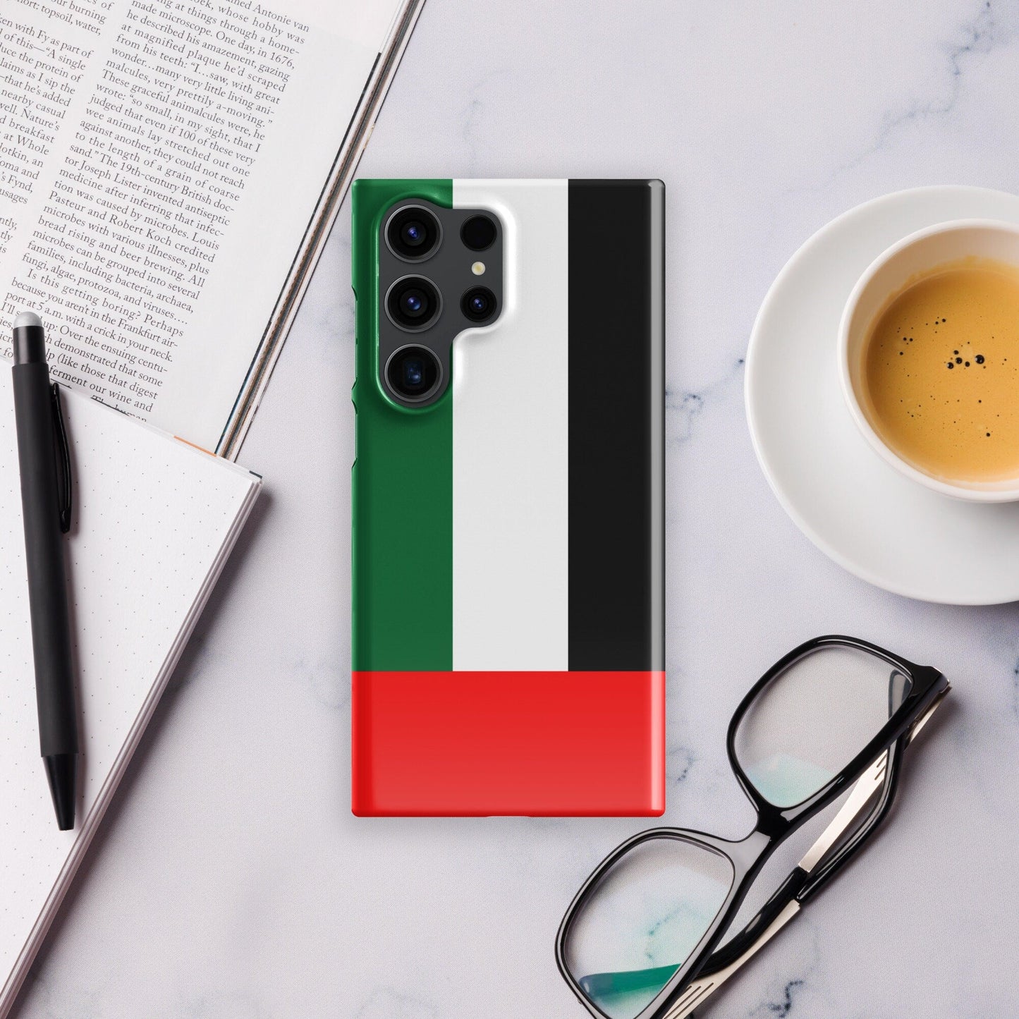 United Arab Emirates Flag Samsung Galaxy Phone Case for Samsung S24 and Samsung S23 for Patriots - Raiden Gate Design