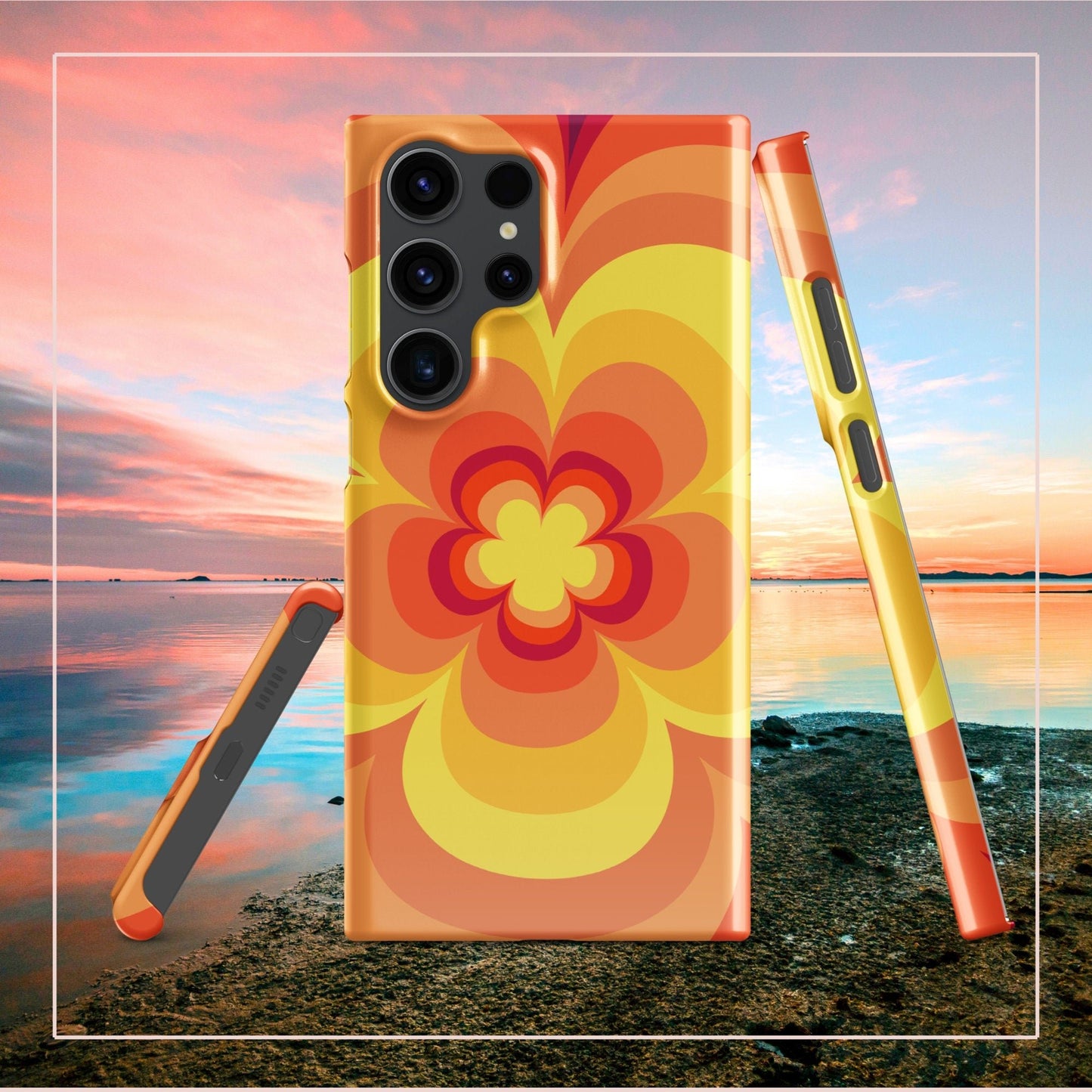 Vibrant Yellow Flowers Samsung Galaxy S24 Ultra Case - Floral Phone Cover - Raiden Gate Design