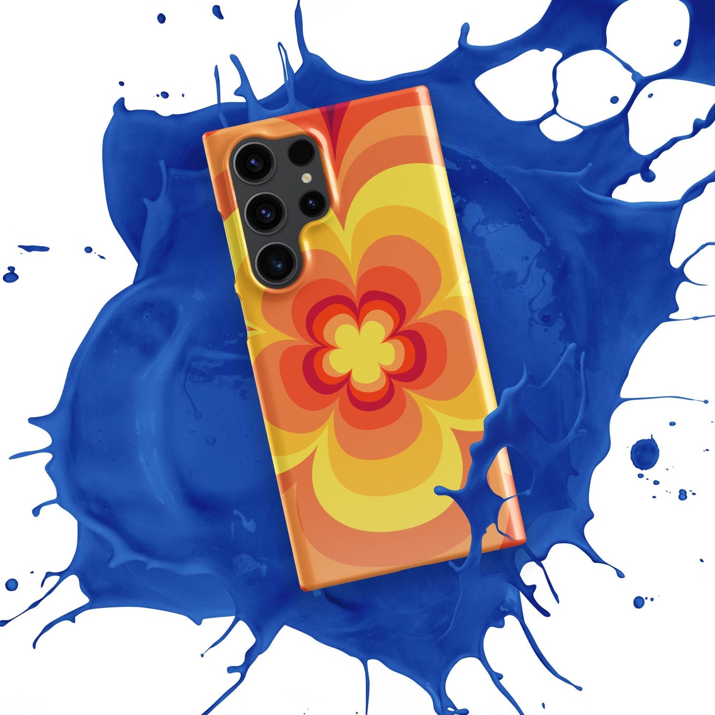 Vibrant Yellow Flowers Samsung Galaxy S24 Ultra Case - Floral Phone Cover - Raiden Gate Design