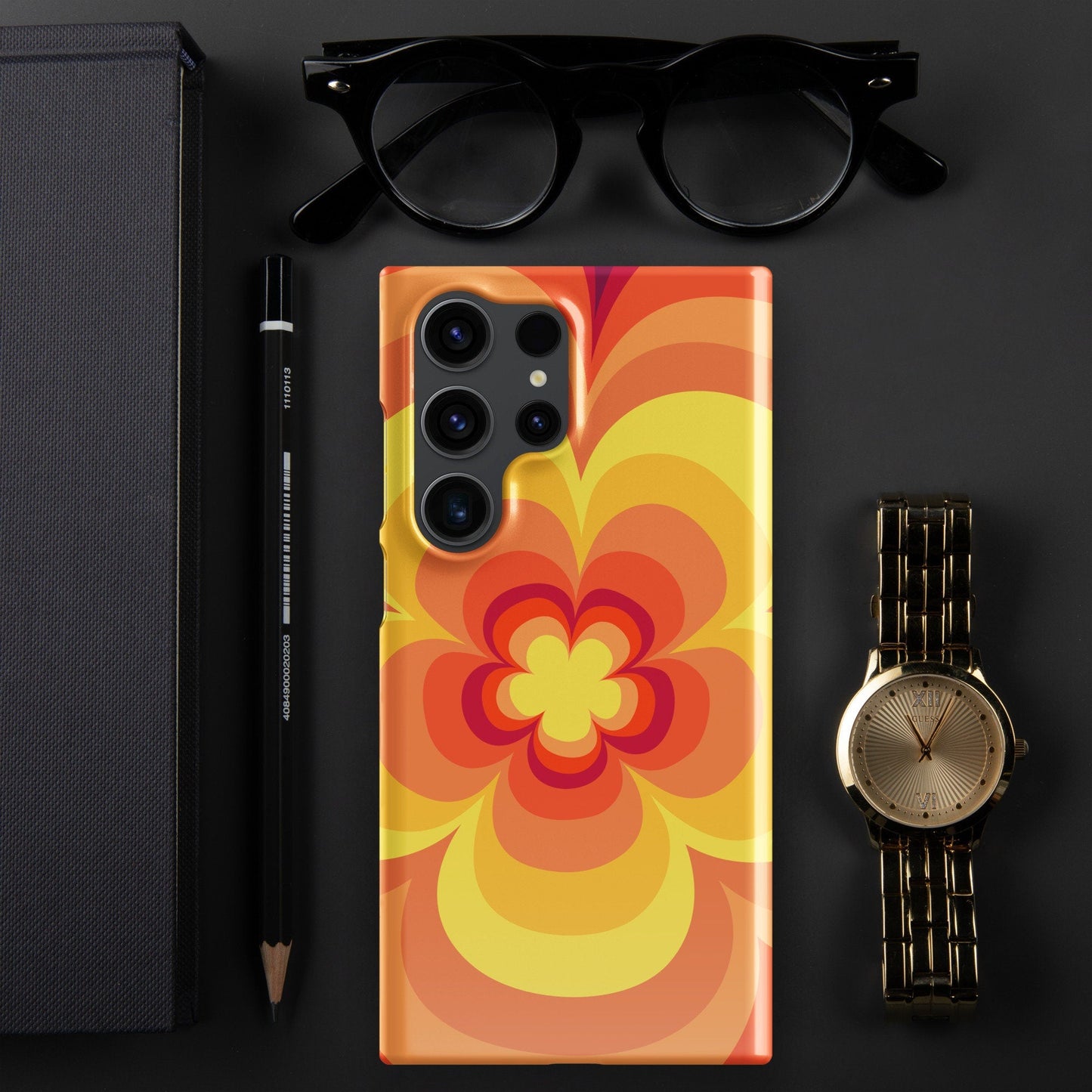 Vibrant Yellow Flowers Samsung Galaxy S24 Ultra Case - Floral Phone Cover - Raiden Gate Design