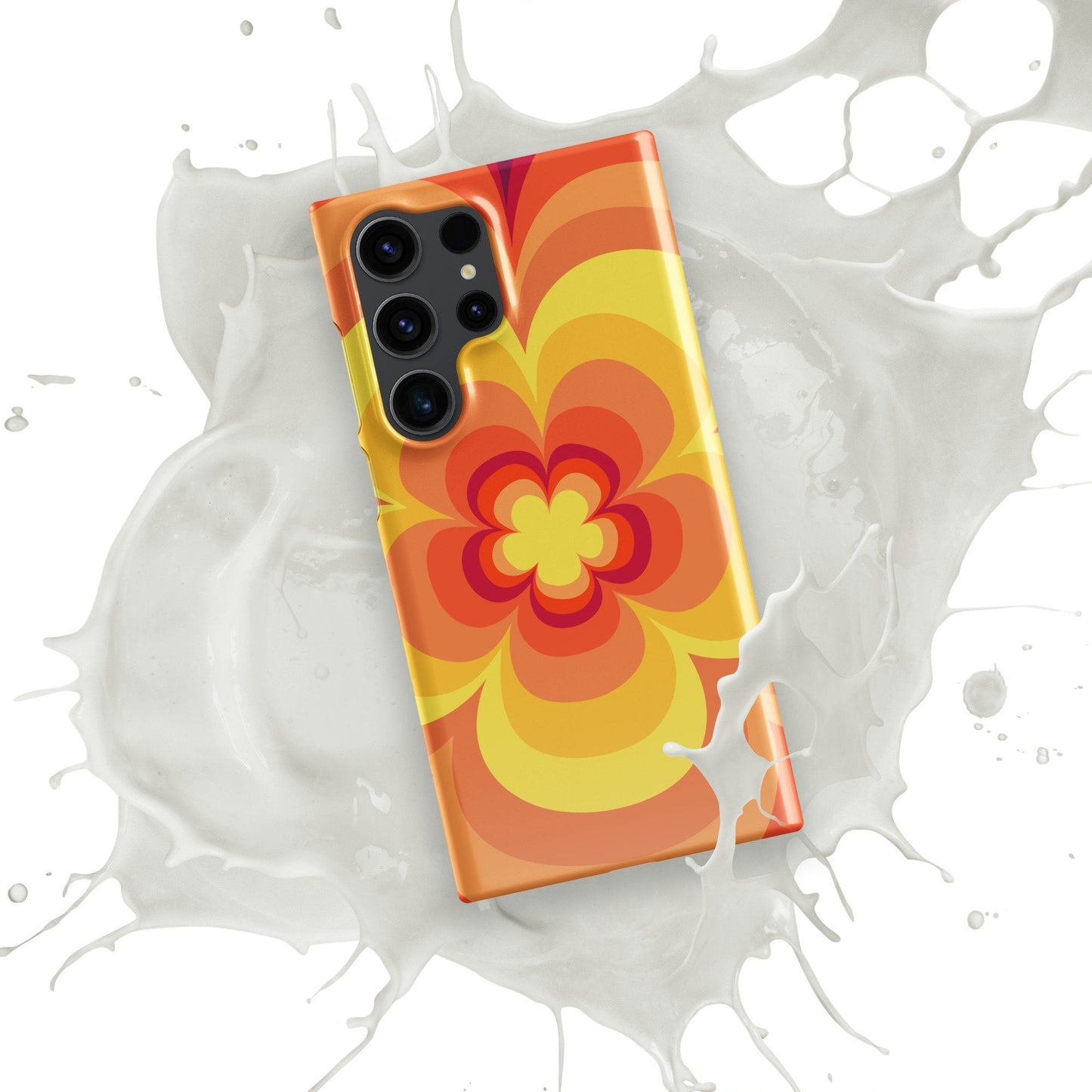 Vibrant Yellow Flowers Samsung Galaxy S24 Ultra Case - Floral Phone Cover - Raiden Gate Design