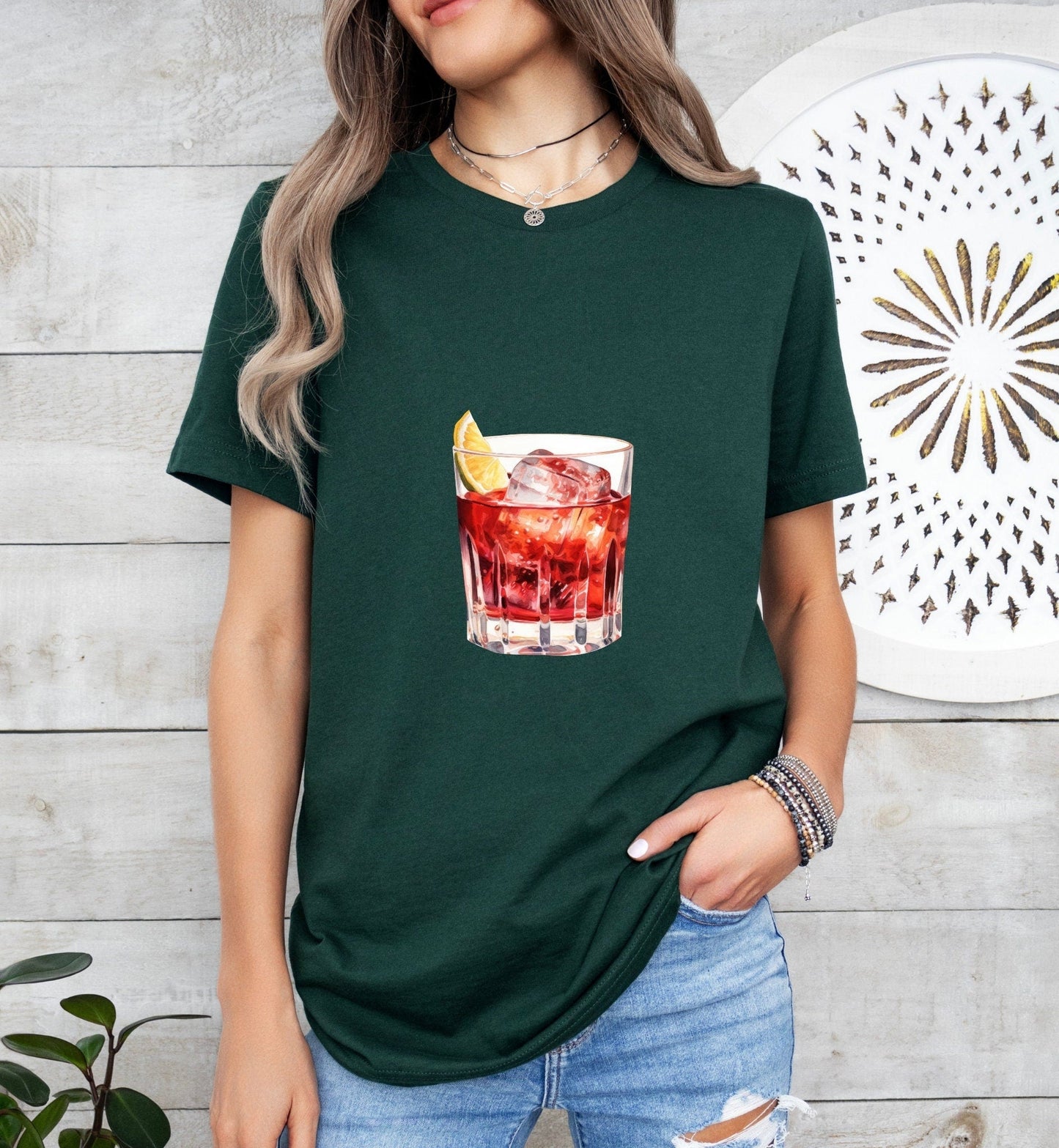Vieux Carre Cocktail Groom or Bride Cocktail Bar Shirt - Minimalist Aesthetic T-Shirt for Bachelor or Hen Party - Fun and Chic Design - Raiden Gate Design