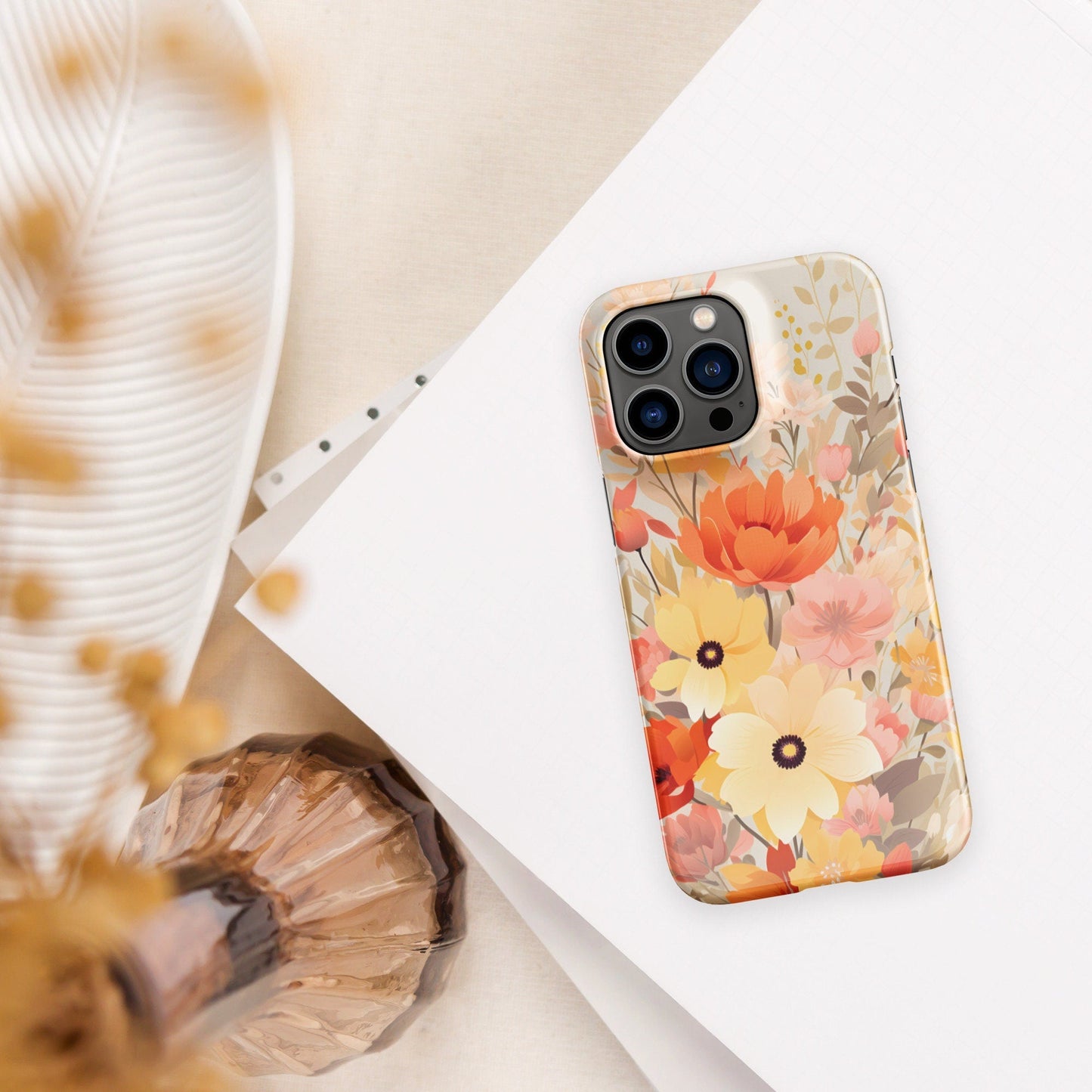Vintage Plant Phone Case | Botanical Phone Case | Aesthetic Phone Case | Floral Phone Case | Tough Case - Raiden Gate Design