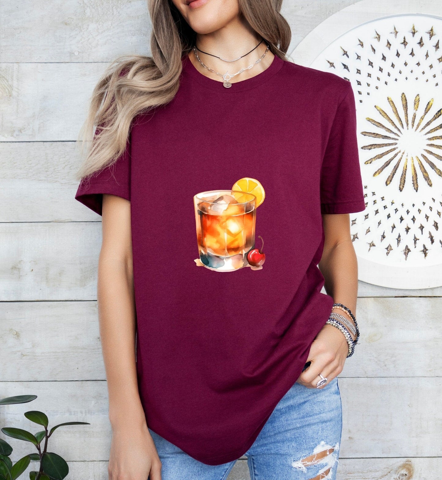 Whiskey Sour Cocktail Groom or Bride Cocktail Bar Shirt - Minimalist Aesthetic T-Shirt for Bachelor or Hen Party - Fun and Chic Design - Raiden Gate Design