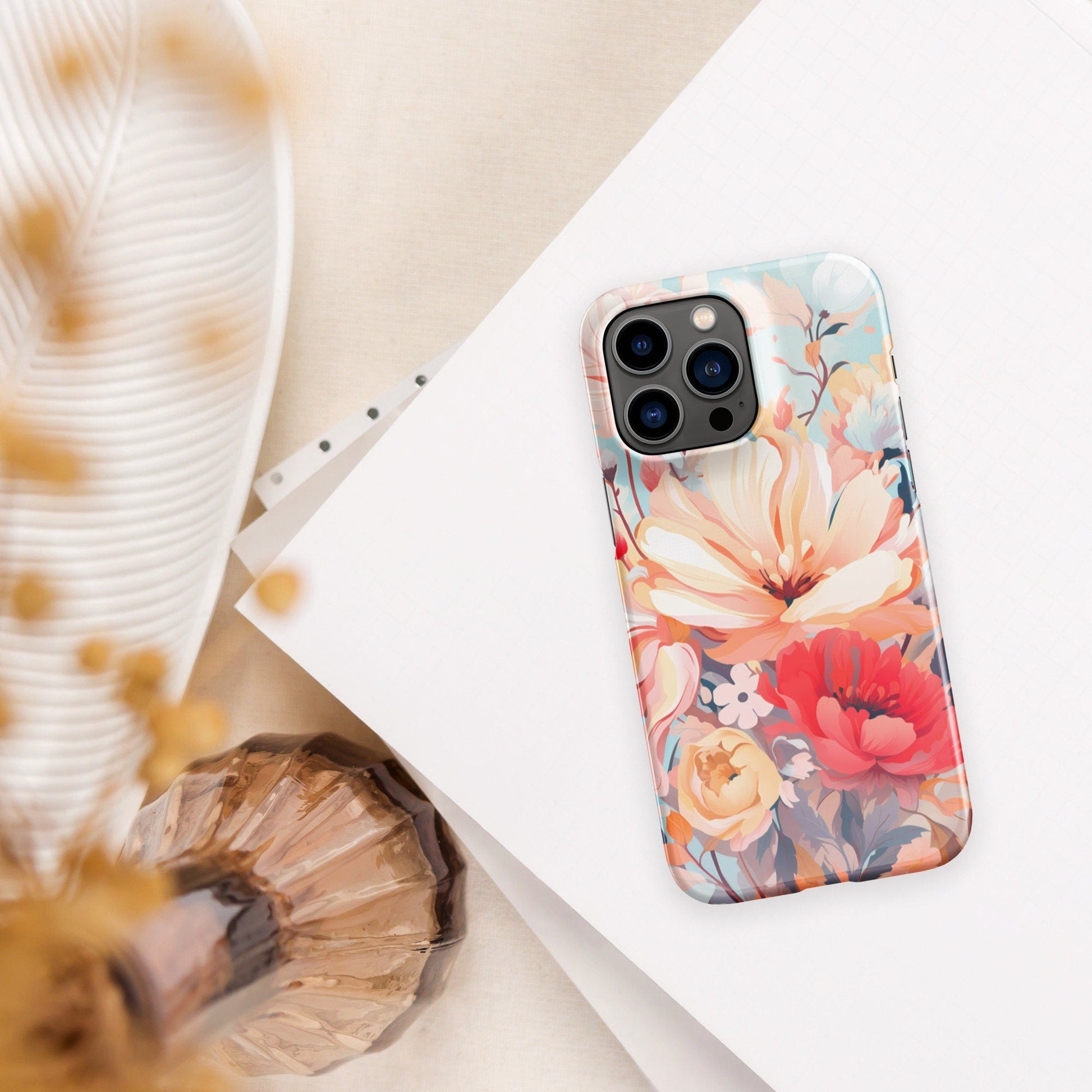 Abstract Plant Phone Case | Botanical Phone Case | Aesthetic Phone Case | Floral Phone Case | Tough Case - Raiden Gate Design