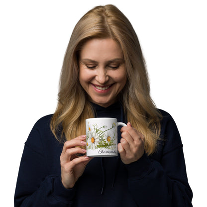 Chamomile Herbal Tea Mug | Teacup | Ceramic Tea Mug | Gifts for Her | Birthday Gift - Raiden Gate Design