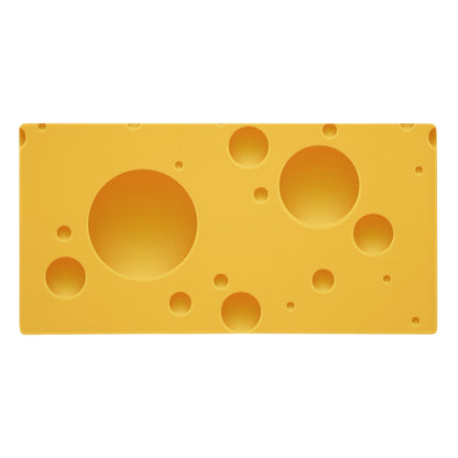 Cheese Photo Gaming Mousepad | Desk Mat | Gamer Gift | Desk Accessories | Large Mouse Pad - Raiden Gate Design