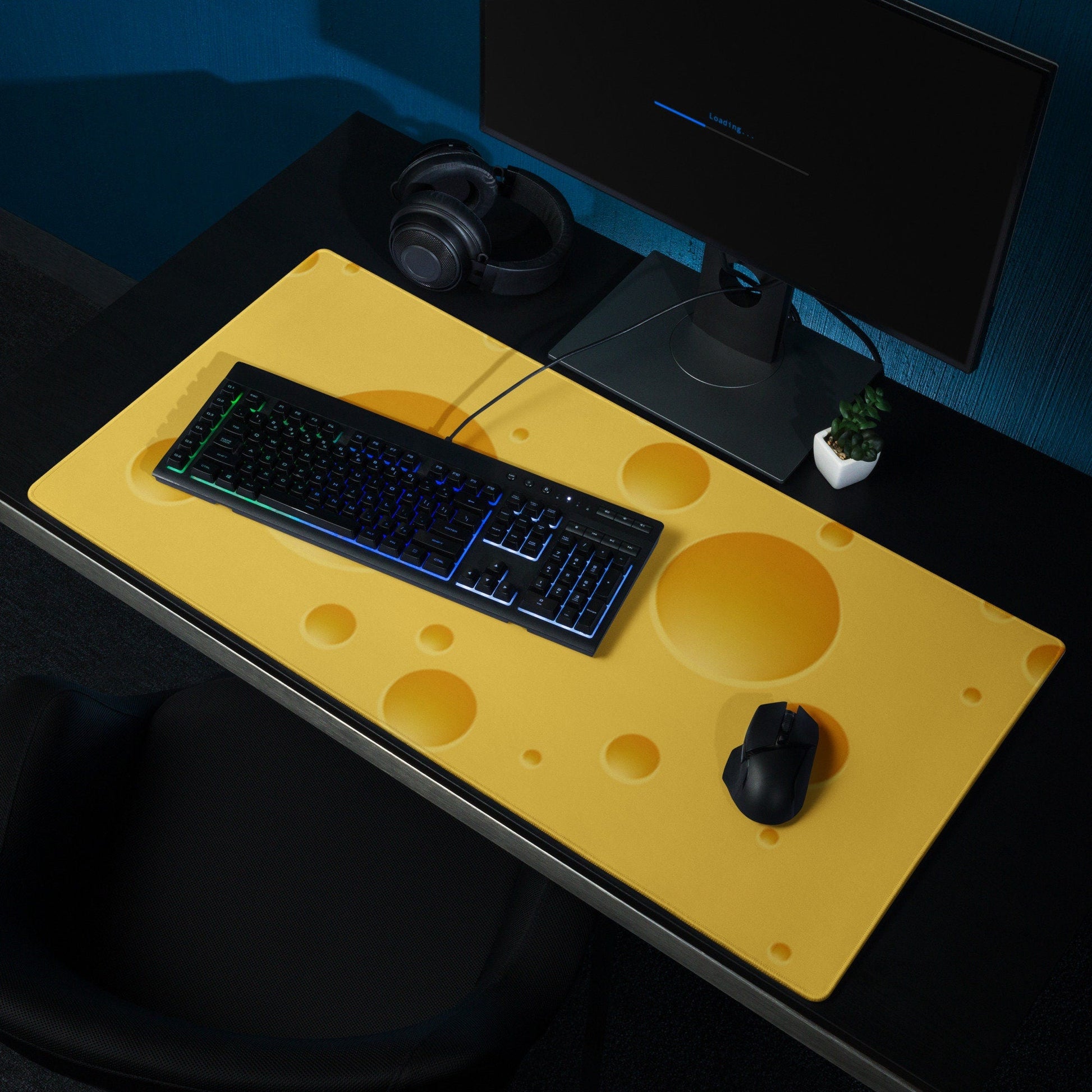 Cheese Photo Gaming Mousepad | Desk Mat | Gamer Gift | Desk Accessories | Large Mouse Pad - Raiden Gate Design