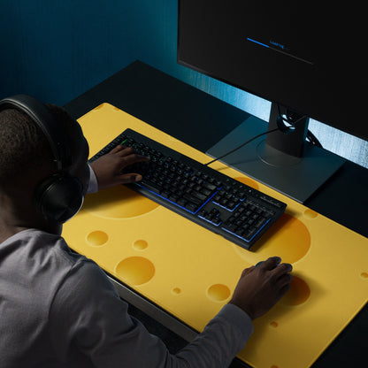 Cheese Photo Gaming Mousepad | Desk Mat | Gamer Gift | Desk Accessories | Large Mouse Pad - Raiden Gate Design