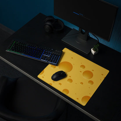 Cheese Photo Gaming Mousepad | Desk Mat | Gamer Gift | Desk Accessories | Large Mouse Pad - Raiden Gate Design