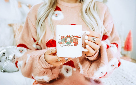 Christmas Joy Vintage Christmas Coffee Mug | Funny Gnome Christmas Mug | Cute Christmas Season Mug for Kids - Raiden Gate Design