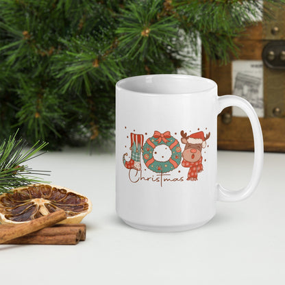 Christmas Joy Vintage Christmas Coffee Mug | Funny Gnome Christmas Mug | Cute Christmas Season Mug for Kids - Raiden Gate Design