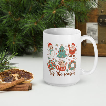 Christmas Season Characters Vintage Christmas Coffee Mug | Funny Gnome Christmas Mug | Cute Christmas Season Mug for Kids - Raiden Gate Design