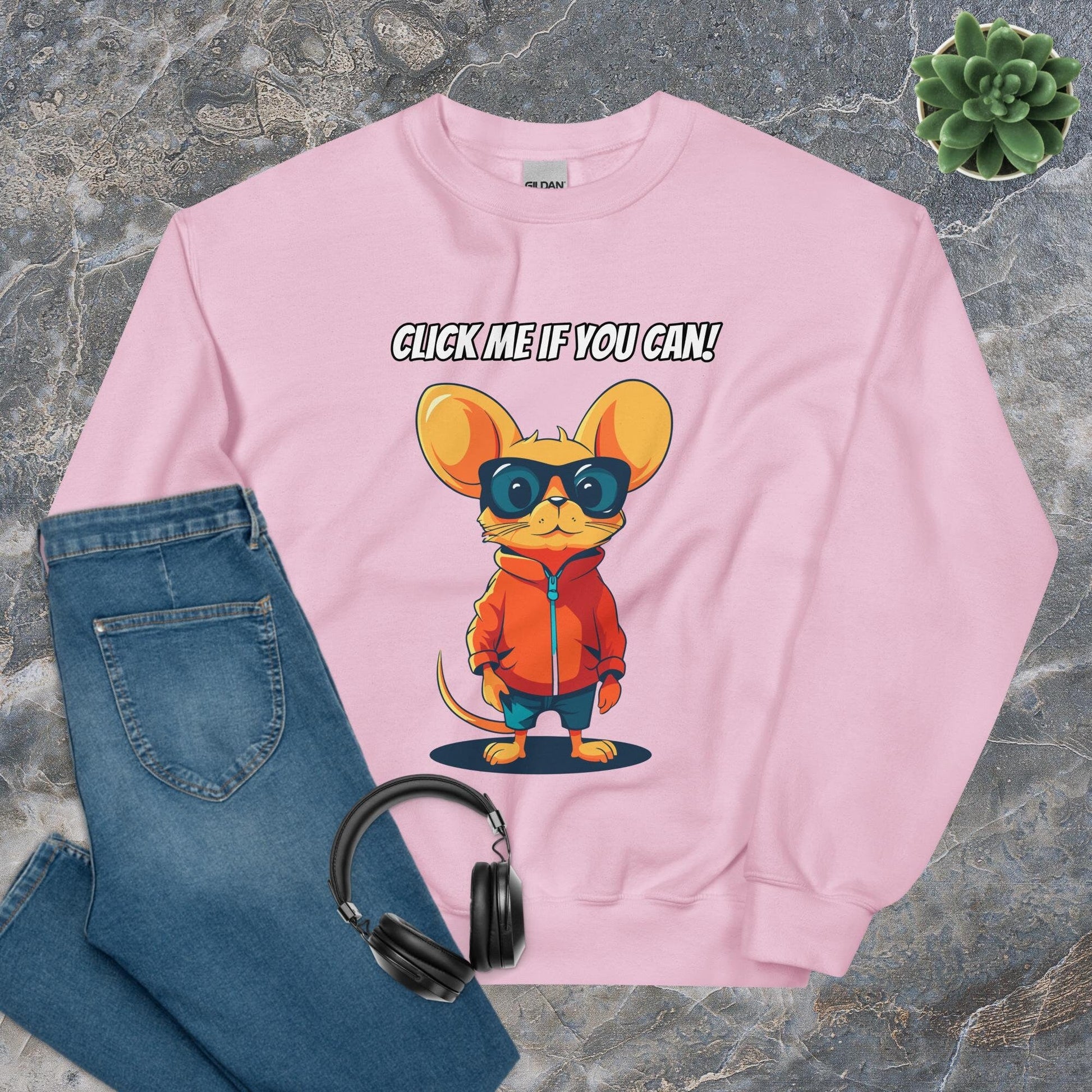 Click Me If You Can Developer Sweatshirt - Raiden Gate Design