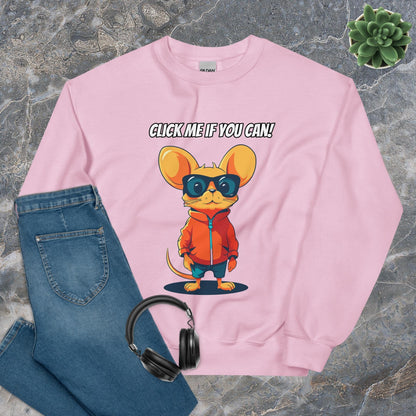 Click Me If You Can Developer Sweatshirt - Raiden Gate Design
