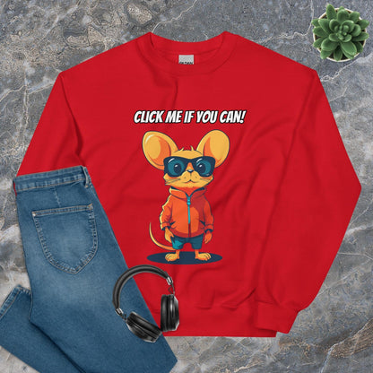 Click Me If You Can Developer Sweatshirt - Raiden Gate Design