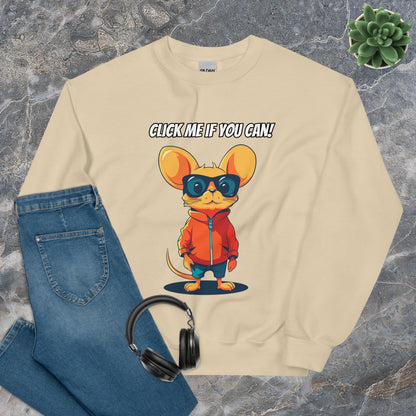 Click Me If You Can Developer Sweatshirt - Raiden Gate Design