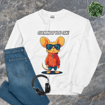Click Me If You Can Developer Sweatshirt - Raiden Gate Design