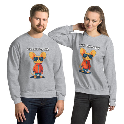 Click Me If You Can Developer Sweatshirt - Raiden Gate Design