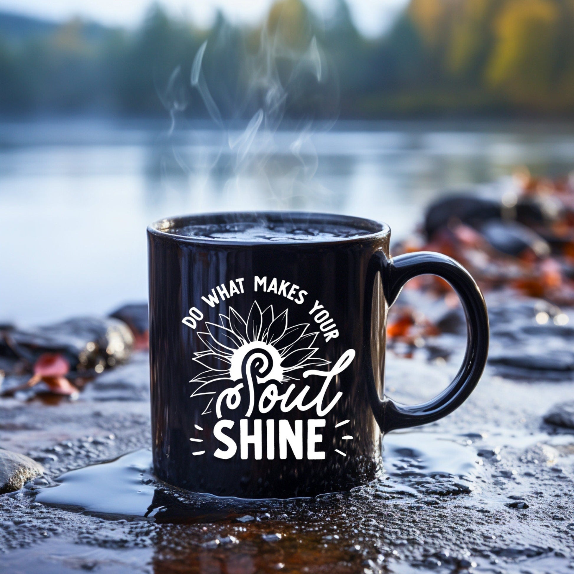 Do what makes your soul shine - Bible Verse Faith Coffee Mug - Christian Religious - Dad Mug with Affirmations - Supportive Baptism Gift - Raiden Gate Design