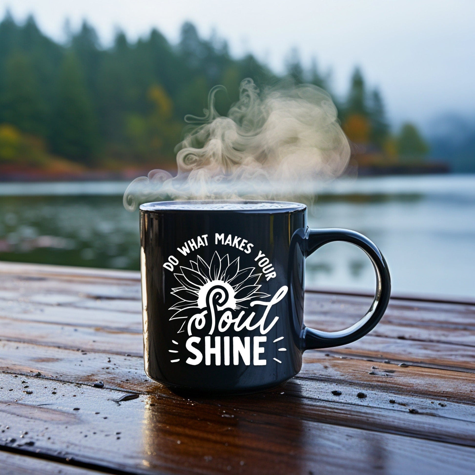 Do what makes your soul shine - Bible Verse Faith Coffee Mug - Christian Religious - Dad Mug with Affirmations - Supportive Baptism Gift - Raiden Gate Design