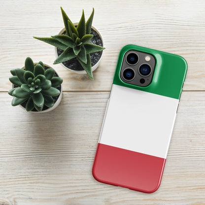 Italy Flag | Aesthetic Phone Case | iPhone 15 Pro Max | Patriotic Phone Case | Tough Case - Raiden Gate Design